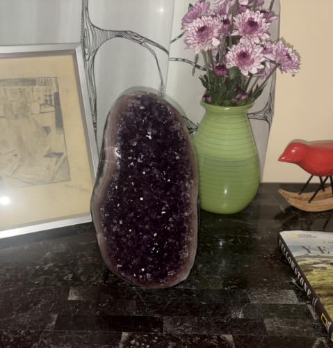 Image of Extreme Rocks & Fossils Superior Best Amethyst Cluster (Deep Purple Amethyst, Unique Specimens 10+ lbs)