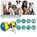 Tmeng Dog Food Puzzle Toys, Adjustable Dog Treat Dispensing Dogs Toys, Interactive Chase Slow Feeder for Boredom and Stimulating, IQ Training for Small Medium Dogs