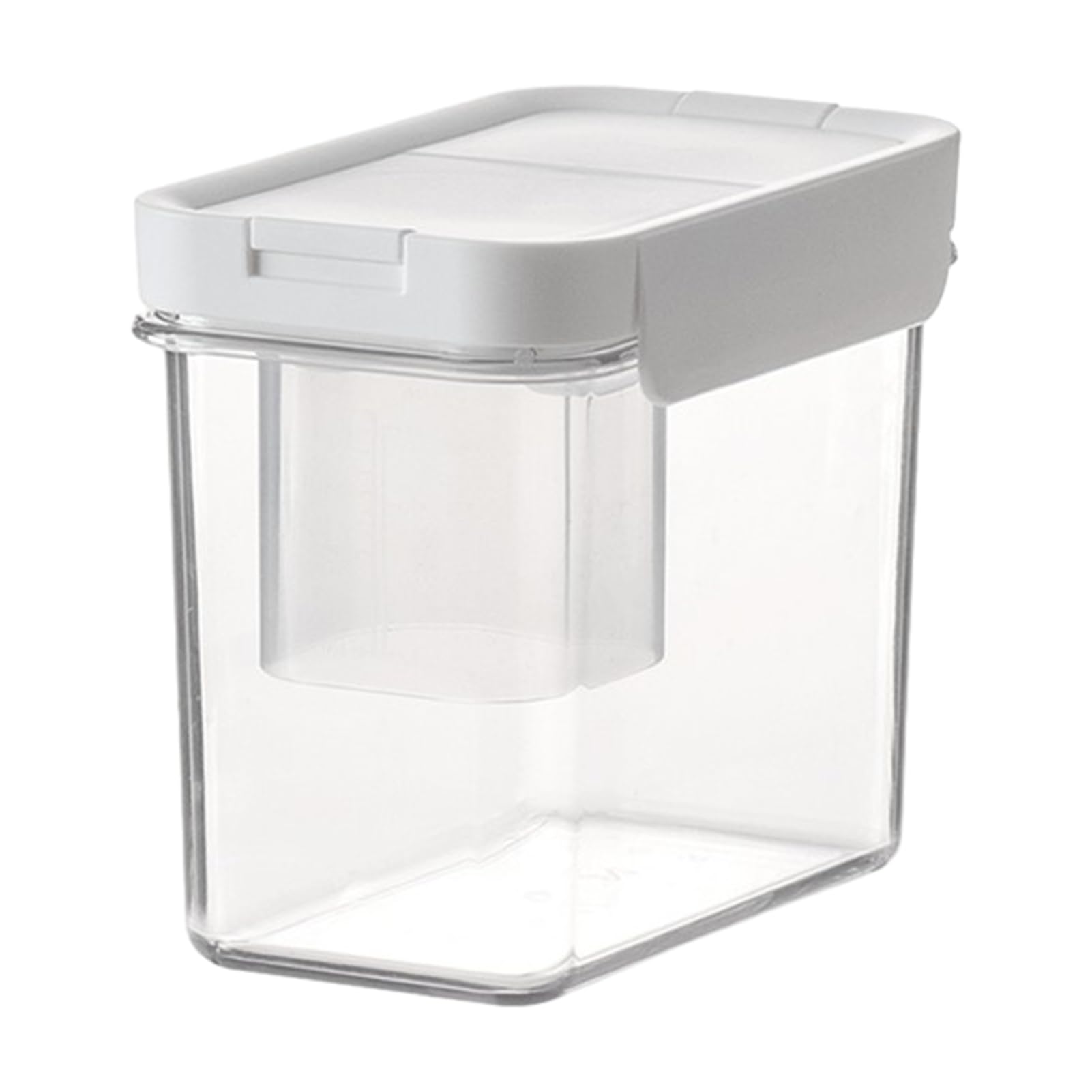 food storage containers, transparent kitchen storage jars, stackable storage jars with lid, multifunctional food container jar, food dispenser container