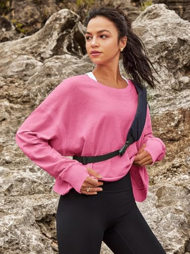 Image of Panadila Womens Open Back Workout Tops Long Sleeve Shirts