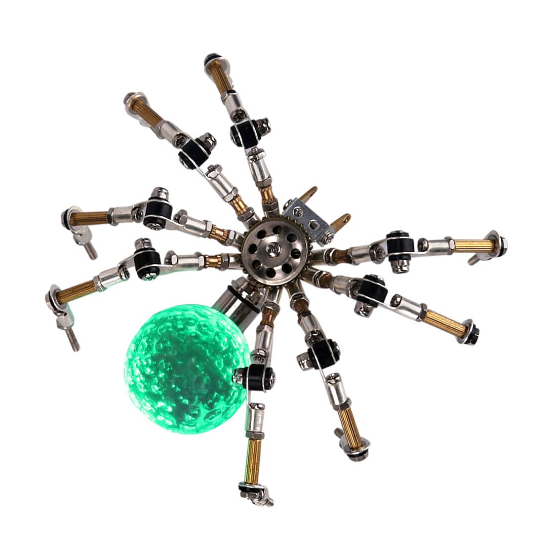 Set di puzzle con ragni in metallo 3D, 270 pezzi, insetti meccanici, puzzle 3D, set da modello, decorazione fai da te per gli appassionati