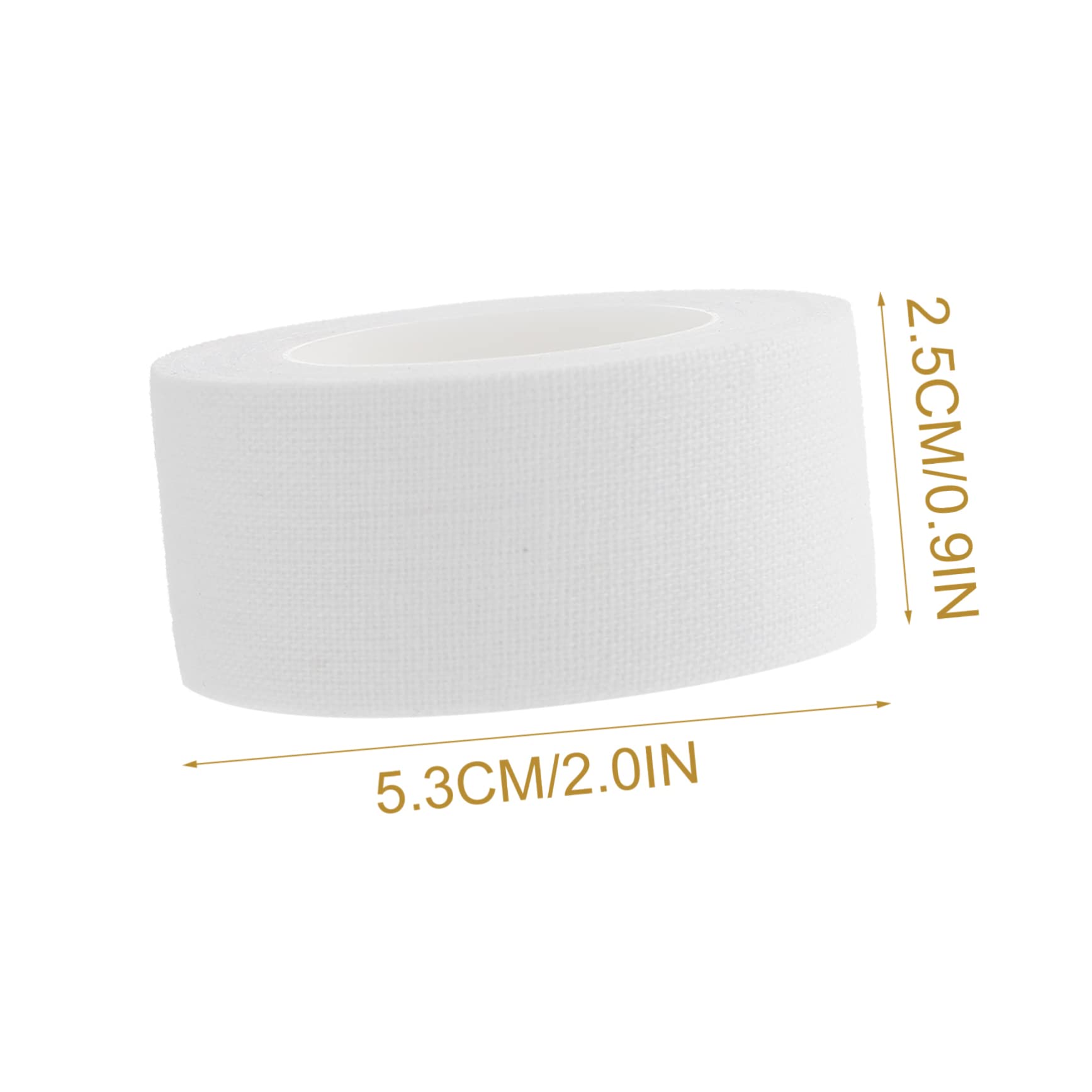 Didiseaon 6 Rolls Medical Tape Doorables Athletic Tape No Sticky Tape Medical Plaster Bandages White Tape Injury Dressing Tape Wrist Cotton Tape
