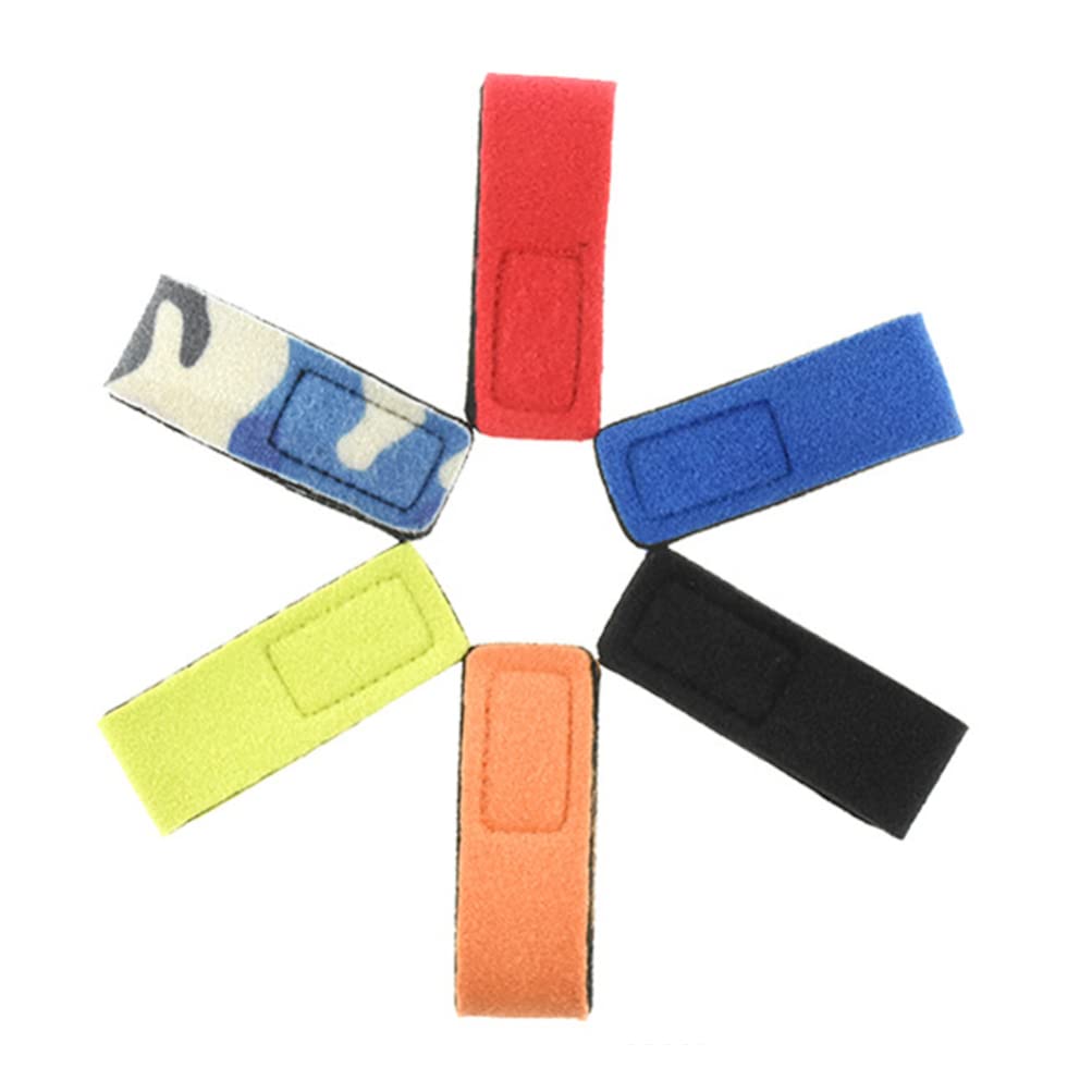 BESPORTBLE 6pcs Fishing Rod Straps Elastic Fishing Pole Wraps for Easy Carrying for Spinning Casting Rods