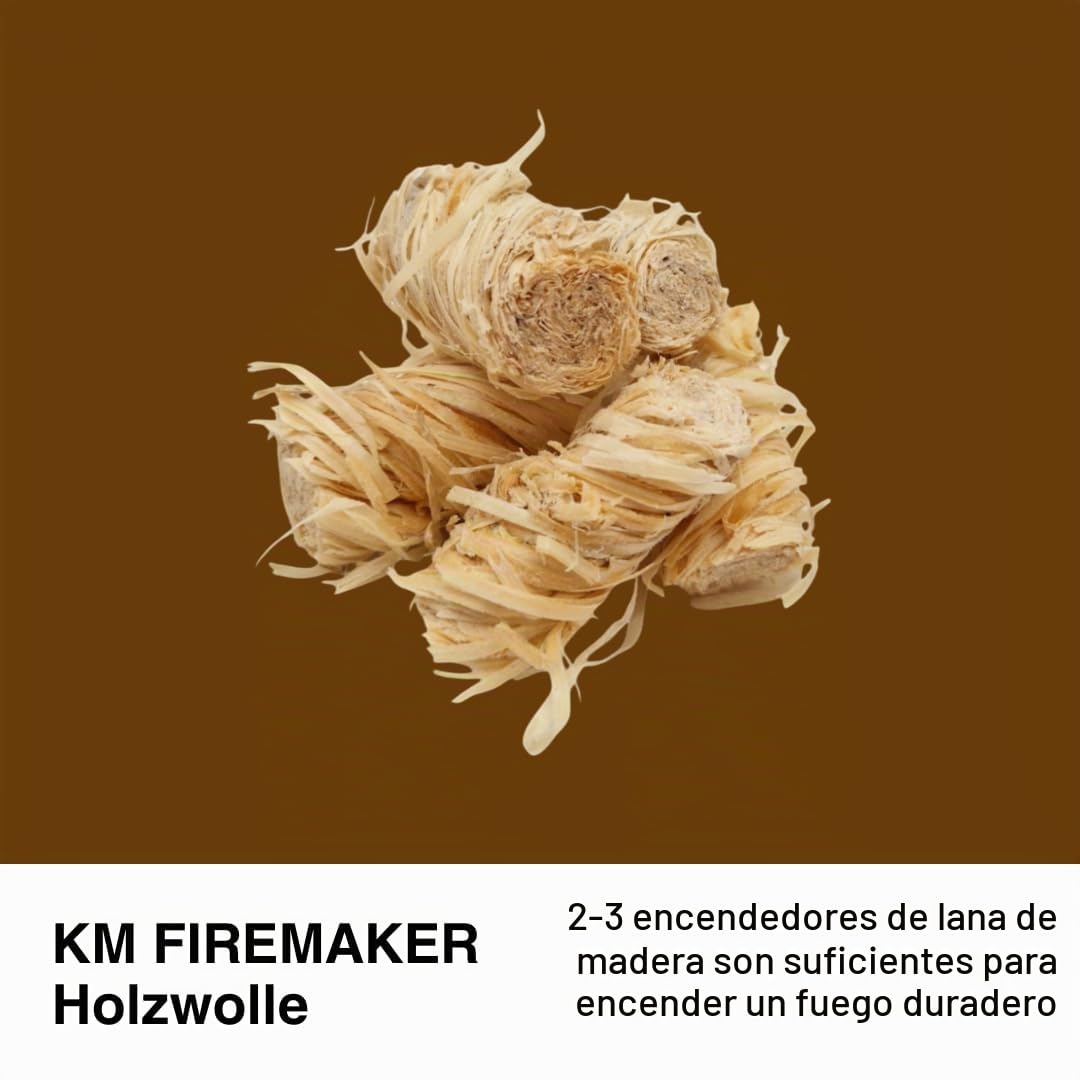 2 kg de encendedor de lana de madera ecológica