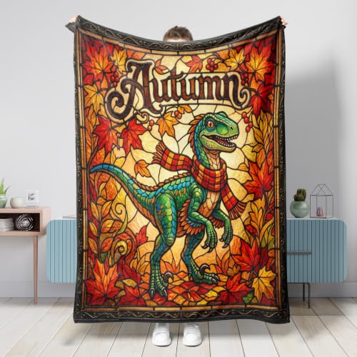 Couverture dinosaure flanelle chaude plaid grand format 152x203