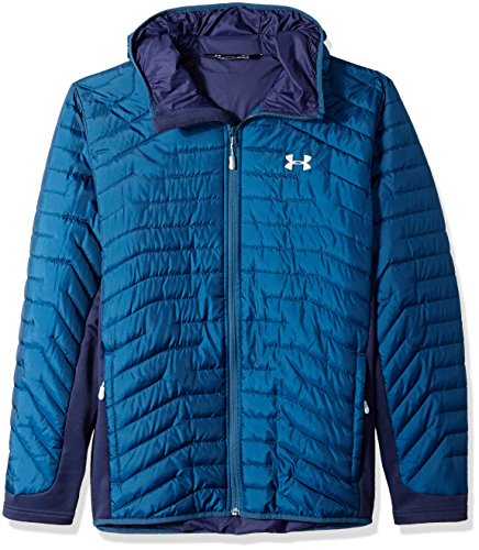 Under Armour Outerwear Men's Cold Gear Reactor Hybrid Jacket, True Ink/Steel, XX-Large