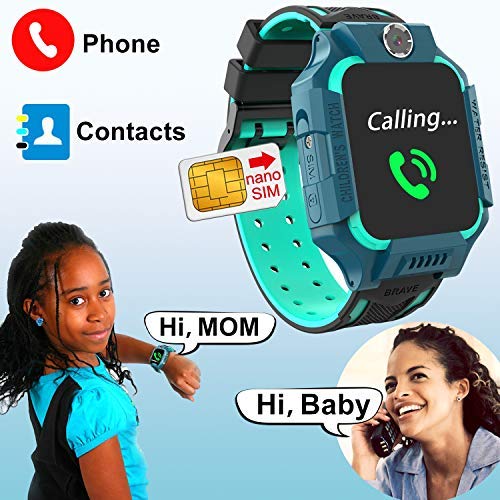 GBD Smart Watch for Kids- Smartwatch Phone with Call Games SOS Alarm Clock 12/24 Hr,Kids Digital Wrist Watch Stopwatch for Boys Girls Age 3-12 Students School Learning Toys Birthday Gifts (Green) - Thumbnail 2