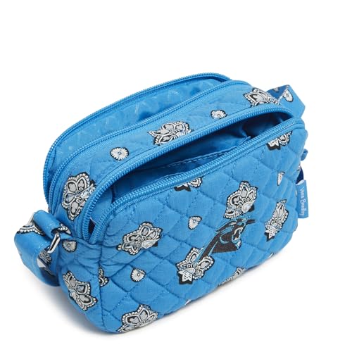 Image of Vera Bradley womens Cotton Small Stadium Crossbody Bag