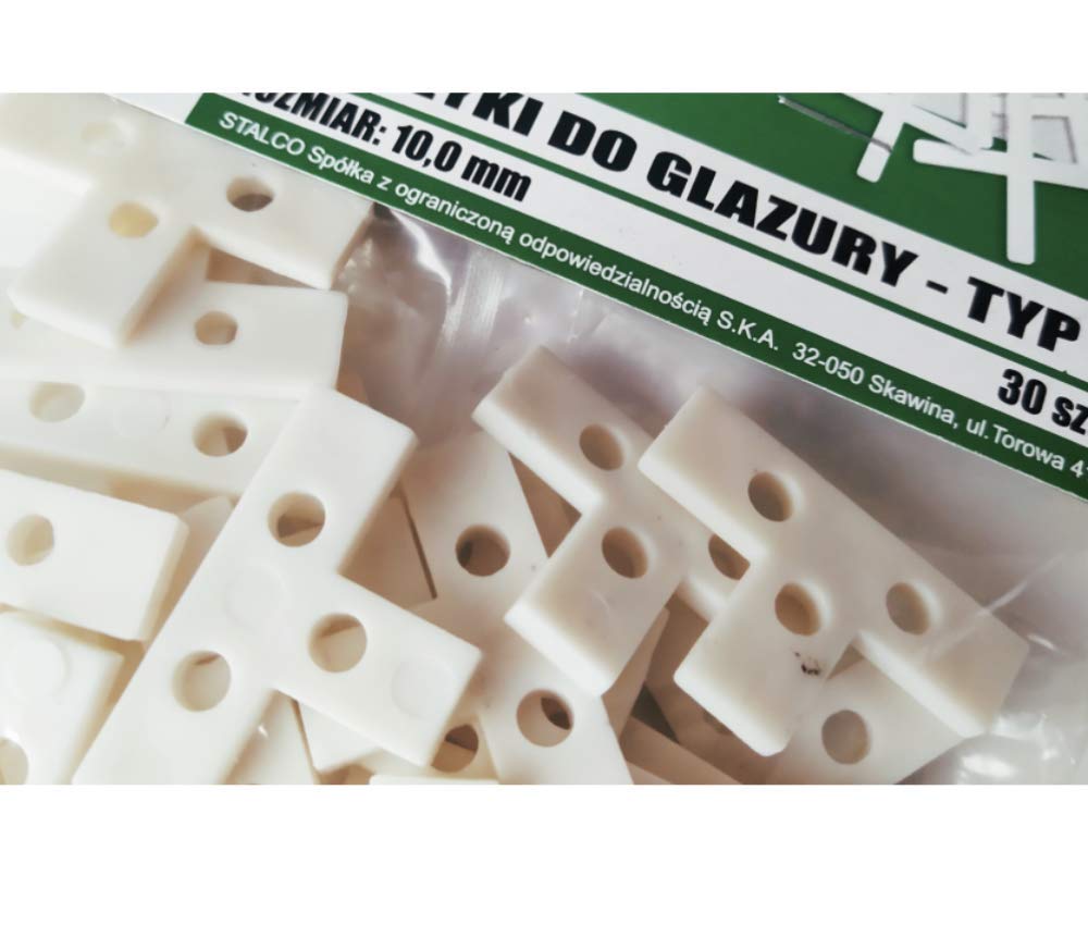 Tile Spacers, Type T, Tiling, Grouting, Floor, Wall, Plastic, Cross - 10mm