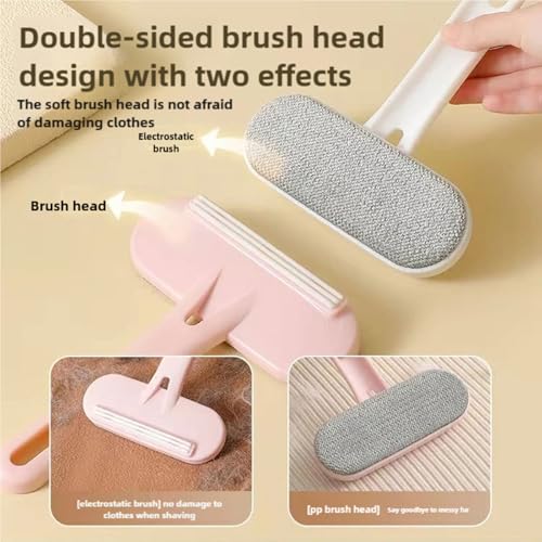 Image of Arrebol Pet Hair Removal Glove for Cats & Dogs, Pets Double-Sided Pet Grooming Gloves，Reusable pet Hair Removal Gloves，Couch, Carpet, Clothing and Bedding - Portable, Multi-Surface Fur Removal Tool