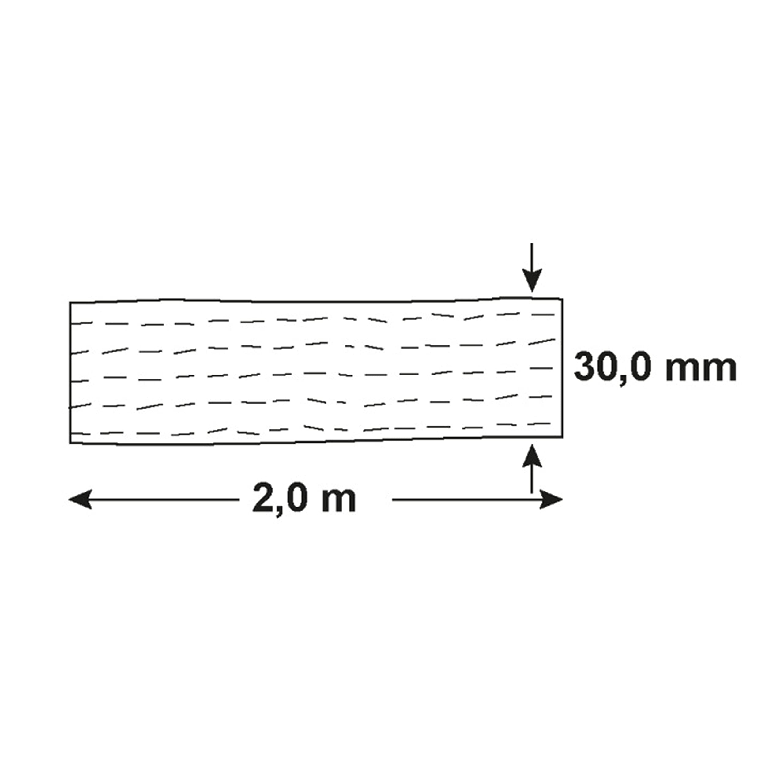 Correa de elevación 1000 kg 30 mm x 4 metros