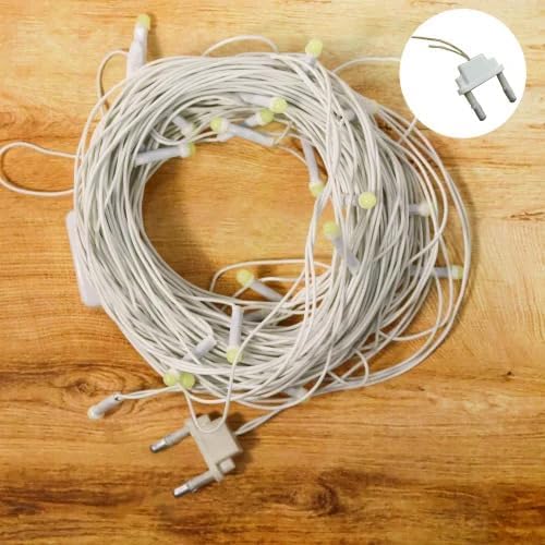Image of XERGY String Ladi Lights - 60 Ft Warm White Decorative LED String Light | Fairy Lights for Home, Garden, Wedding, Party & Festival Decoration