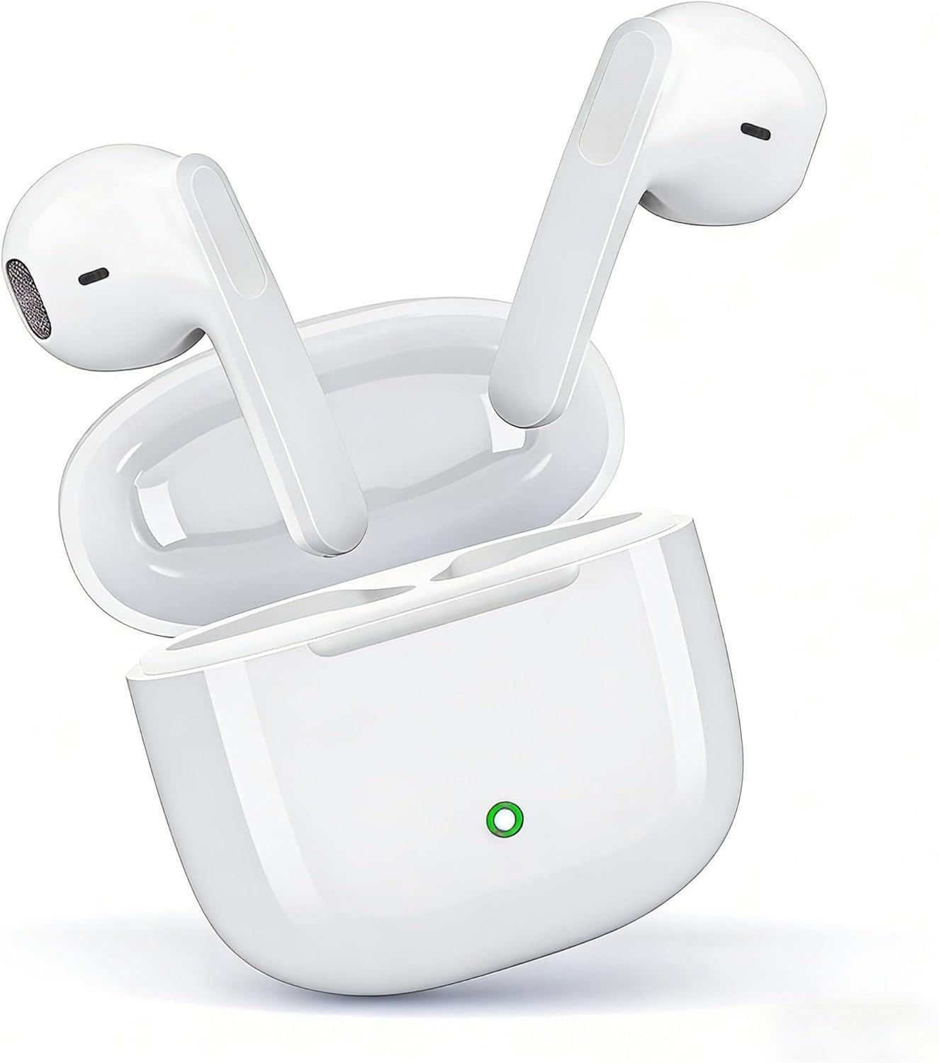 Wireless Earbuds,Bluetooth 5.4 Headphones in Ear with 4 ENC Noise Cancelling Mic,Hi-Fi Stereo Sound,50H Playtime,IPX7 Waterproof Earphones,Touch Control Wireless Headphones for iOS Android Galaxy