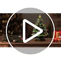 Mr. Christmas Nostalgic Ceramic Christmas Tree with LED Lights Indoor Decoration, 14 Inches, Green