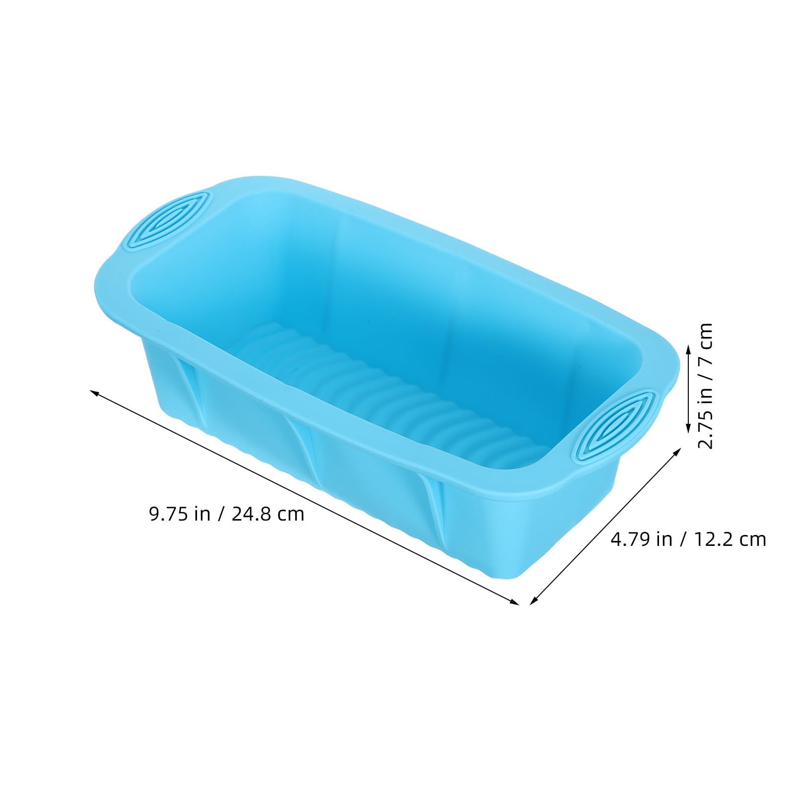 Molde para Barra de Hielo de Silicona Reutilizable, 5 Piezas | Extragrande para Baño de Hielo y Actividad de Verano, Apilable, Liberación Fácil, Grado Alimentario