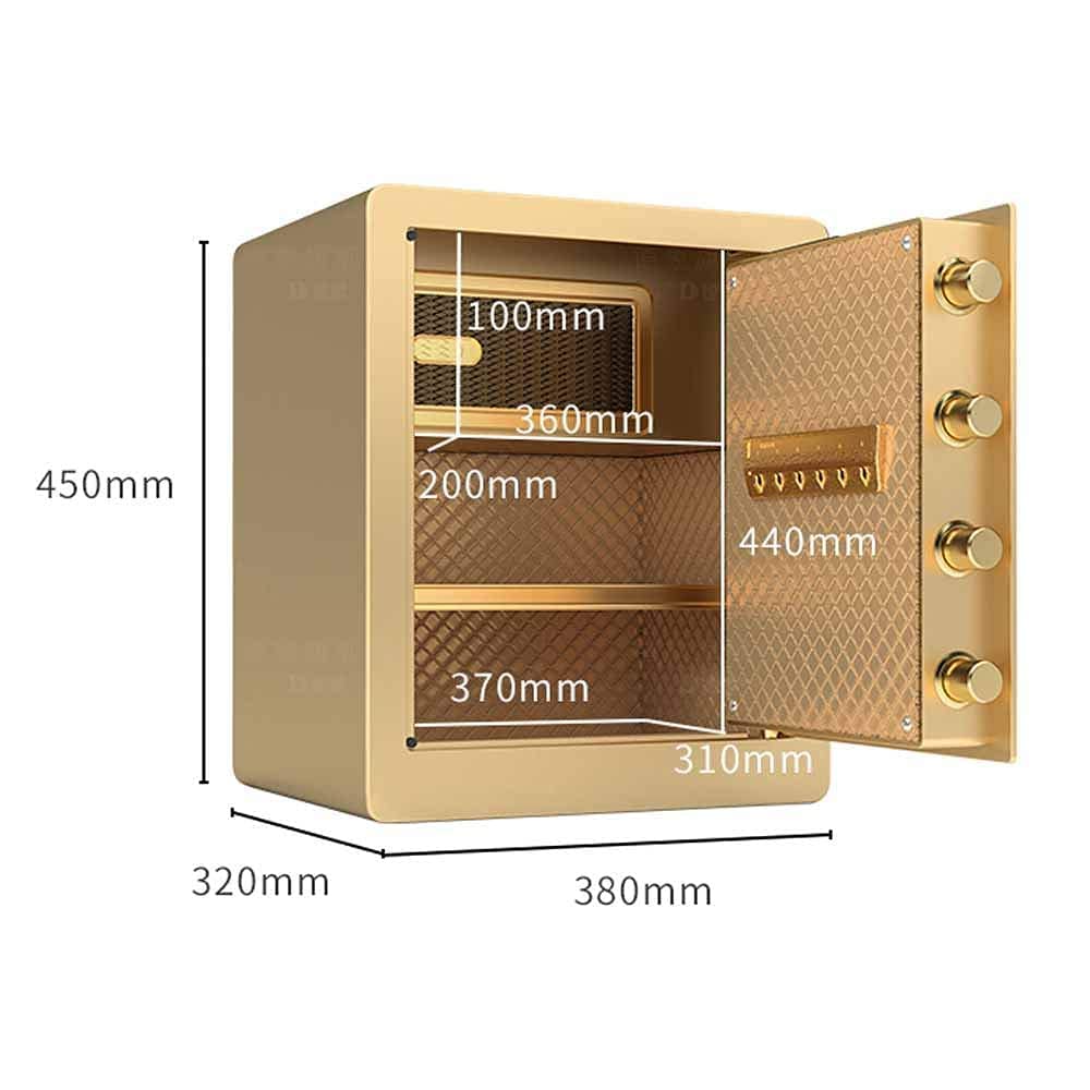 Caja fuerte electrónica, caja fuerte de seguridad, caja fuerte Caja fuerte de alta seguridad Combinación digital Capacidad muy grande para almacenar objetos de valor Cajas fuertes para documentos de