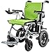 Sedia a rotelle elettrica leggera con due funzioni di controllo, leggera sedia a rotelle elettrica, pieghevole Power Compatta, apribile e pieghevole