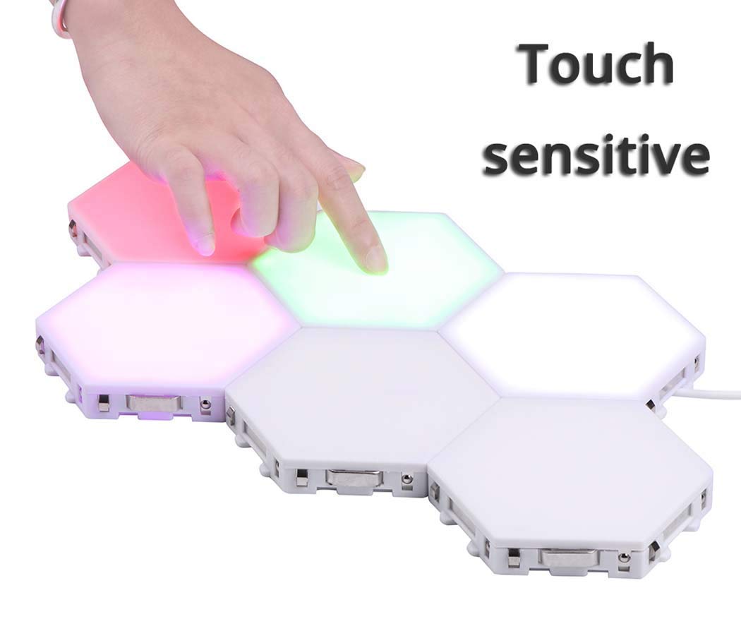 Amazon.co.jp : 7色量子ランプ、LEDウォールランプミニタッチライト