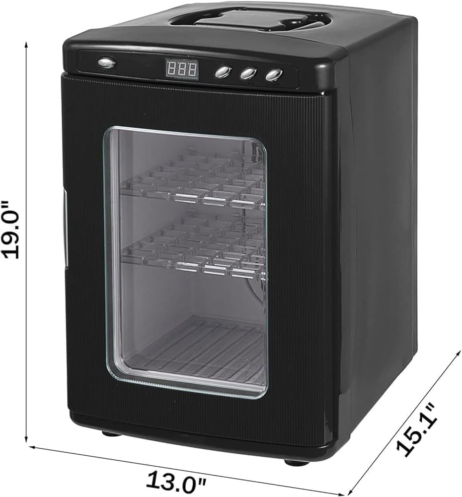 Incubadora para Reptiles De 25 litros, Incubadora Digital De Huevos con Refrigeración Y Calefacción, Termostato De 5 A 60 °c, Incubadora Led Científica para Laboratorio, Ideal para La Eclosión