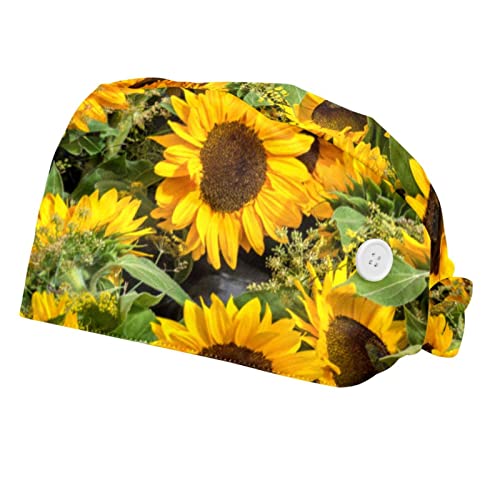 Chapeaux de travail tournesols unisexe lot de 2 casquettes confort