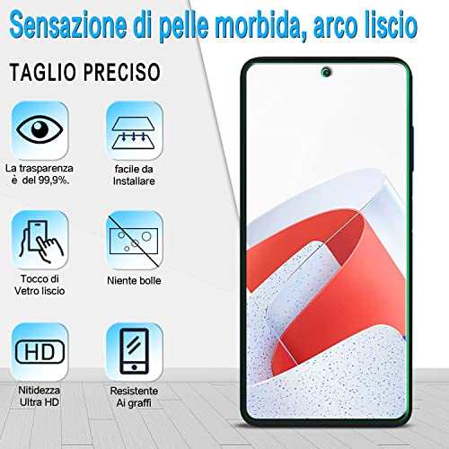 Slanku 3 Pezzi, Vetro Temperato per Xiaomi Poco X3...