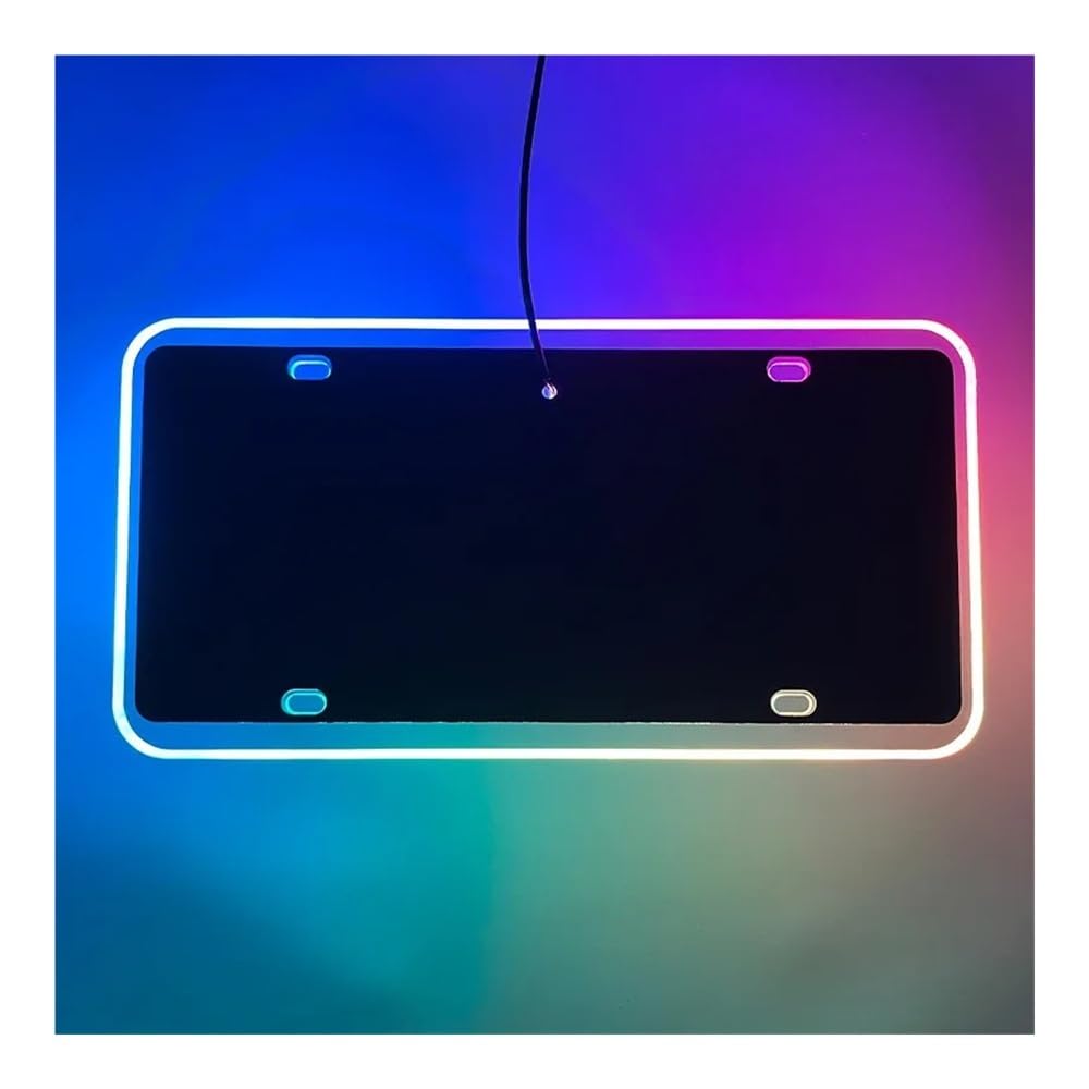 Luci RGB posteriori anteriori a LED da 12,2x6,3 pollici for targa