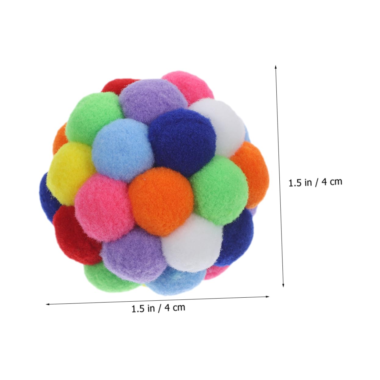 Kisangel 20piezas Bolas Interactivas para Gatos Juguetes De Entrenamiento para Kittens De Cascabeles Estimulantes y Divertidos para Mascotas Casa