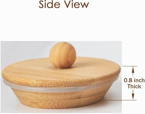 Miniatura 4 de Tapa de bambú para cafeteras Chemex 36810 taza, diseño innovador, hecha de bambú natural