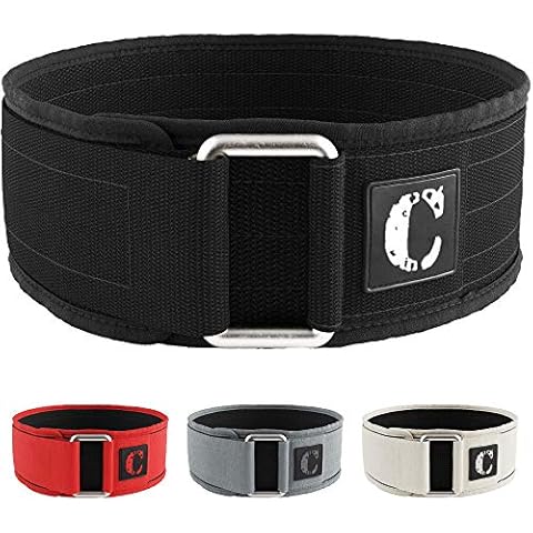 Contraband Black Label 4010 10,2 cm Nylon Gewichthebergürtel W/Klettverschluss Cover