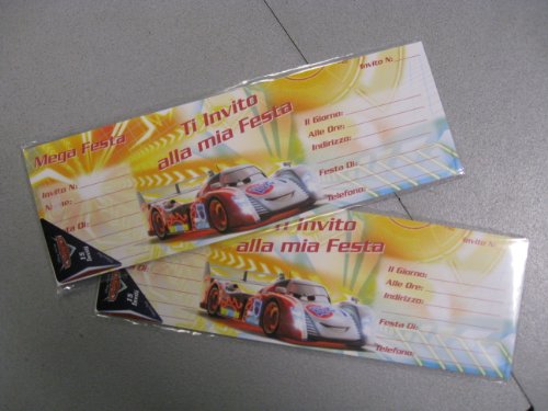Invito compleanno cars