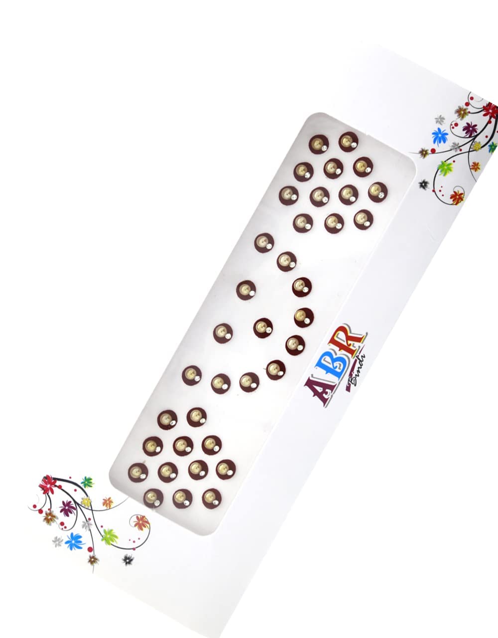 The Clara Fancy Round Shape Designer Bindis For Women|Bindi Packets For Ladies Fancy|Bindis Packets Combo For Women