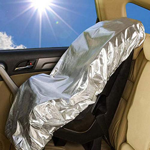 Image of Heat Insulation Block Car Seat Sun Shade Cover car seat cover for baby carseat Car Seat Cooler Keep Your Baby's Carseat at a Cooler Temperature, Spunlace PET Seitenscheibe