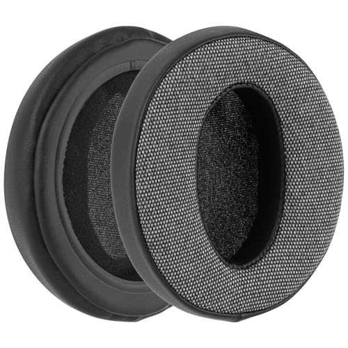 Almohadillas de repuesto para auriculares Geekria Comfort PU + tela de malla para Sennheiser HD 4.50BT, HD 4.50BTNC, HD 4.40BT, HD 4.30G, HD 4.20S, HD 458BT, HD 450, HD 450BT, HD 400S, HD 350BT (Negro) miniatura 3