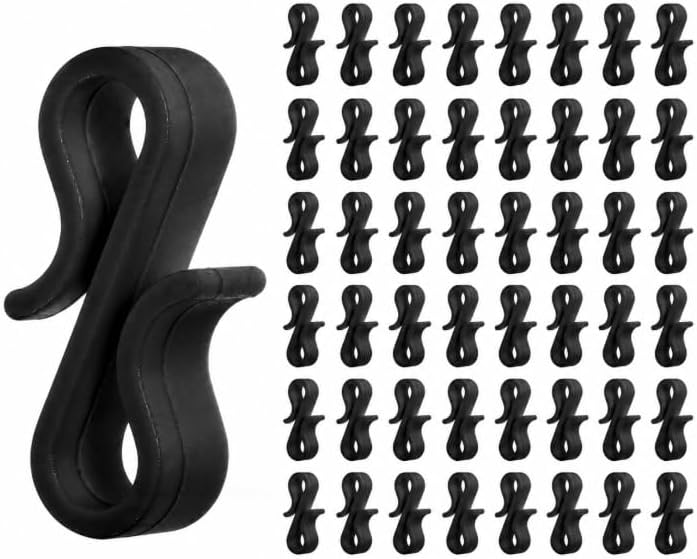 50Pcs S Hooks for Outdoor