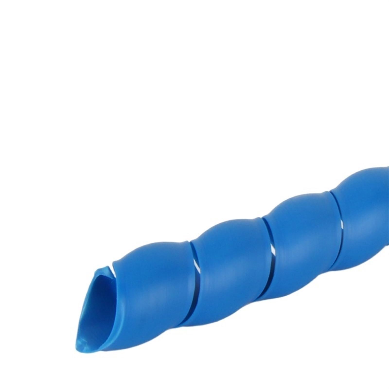Spiral Wrap 1pcs Flexible Spiral Wrap Sleeve Line Organizer Cover Tube Pipe Winding Protection Cable Wire Protector Tubing Cover(Color:Blue,Size:ID 40mm 5 Meters)