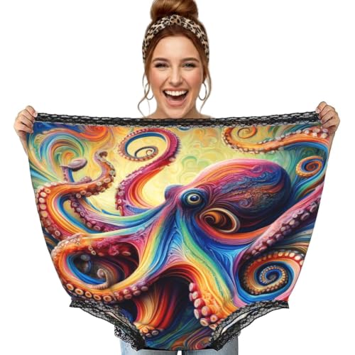 Culotte grand-mère rigolote Augenstern Inkfish à tentacules colorées