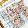 YUBBAEX 6 Rolls Floral Gold Washi Tape Set Silver Foil Masking Tape Decorative for Arts, DIY Crafts, Bullet Journal Supplies, Planners, Scrapbook, Card/Gift Wrapping (Blooming Meadow) #5