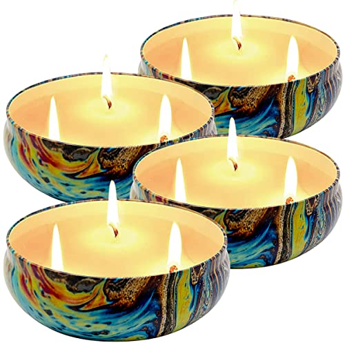 4 Packs 13.5Oz Citronella Candles Outdoor And Indoor, Large 3-Wick Candles For Home Patio Yard #TOP26