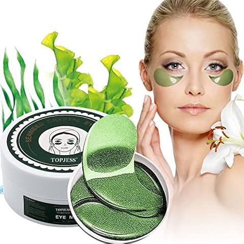 Under Eye Patches, Collagen Eye Mask, Eye Patches, Anti-Aging Under Eye Treatment Mask, Hydrogel Under Eye Patches For Brightens & Reducing Wrinkles, Dark Circles, Eye Bags and Puffiness- 30 Pairs Cover