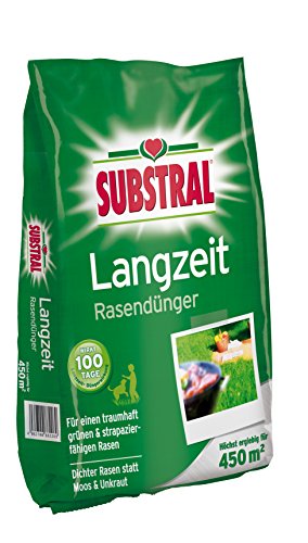 SUBSTRAL term lawn fertiliser for 450qm - 1PaCK 9 kg