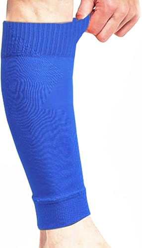 Miniatura 5 de Paquete de 2 calcetines de compresión para pantorrilla, sobre la pantorrilla, fútbol, béisbol, baloncesto, rugby, lucha libre