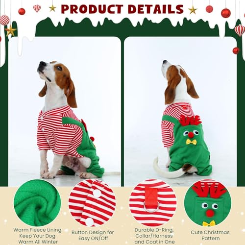 Disfraz Navideño para Perro Pezluxe Verde Small miniatura 4