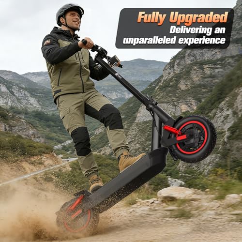 Fast Electric Scooter Adults, 1200W Offroad E-Scooter Up to