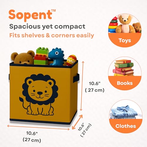 Image of Sopent Foldable Storage Boxes (Lion)