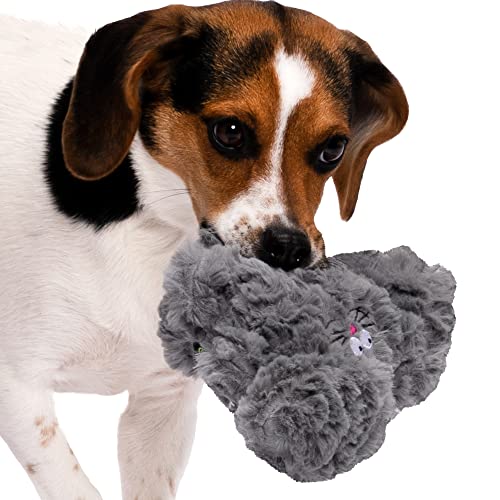 goDog-PlayClean-Rabbit-Squeaky-Plush-Dog-Toy-with-Odor-Eliminating-Essential-Oils-Chew-Guard-Technology-Gray-Small - Cucciolini Doodles goDog-PlayClean-Rabbit-Squeaky-Plush-Dog-Toy-with-Odor-Eliminating-Essential-Oils-Chew-Guard-Technology-Gray-Small