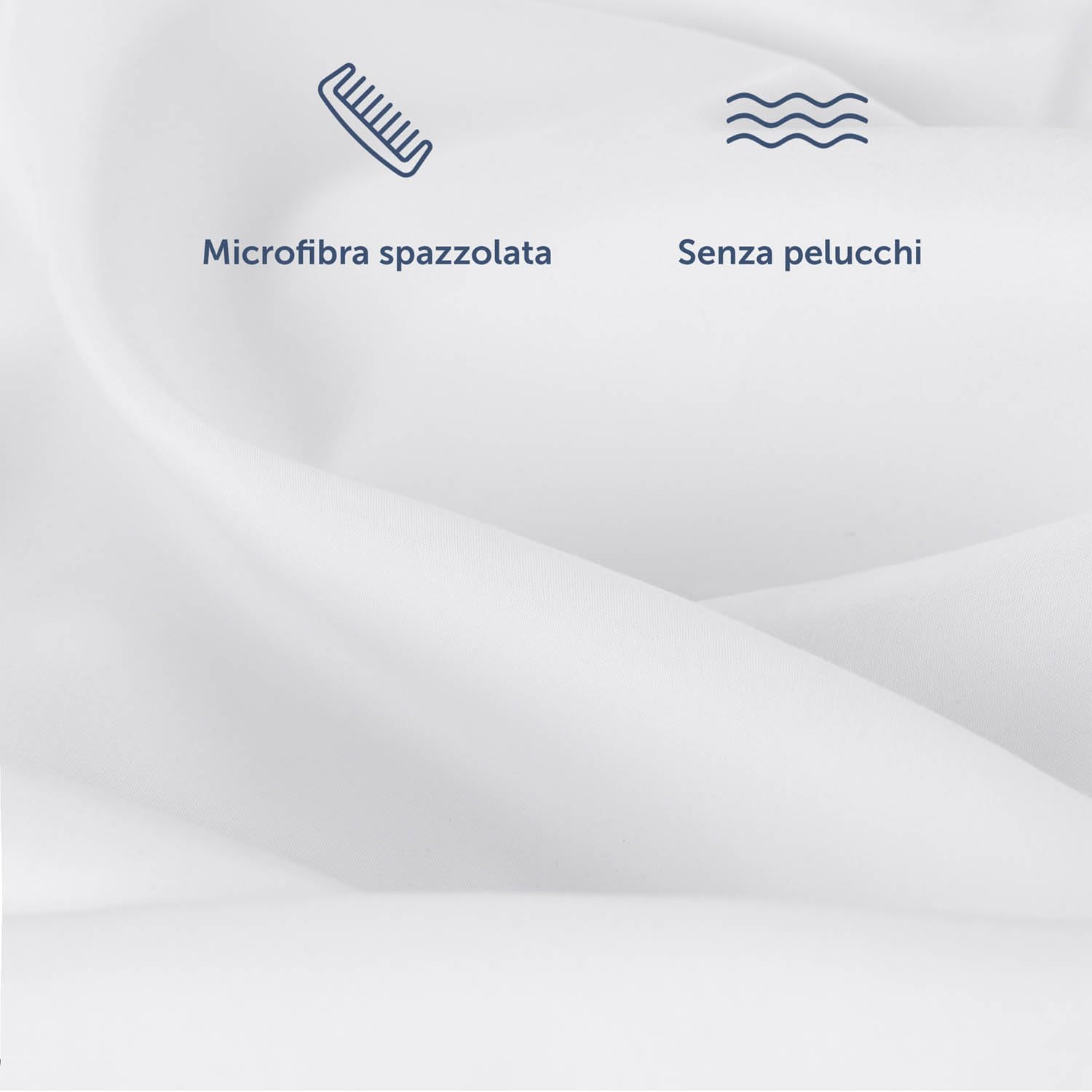 Blumtal Copripiumino Singolo 155x200 e Federa 50x80 - Set di Lenzuola in microfibra extra morbida certificata Oeko-Tex, Set Copripiumino Singolo con 1 Federa - 2 pezzi - Bianco