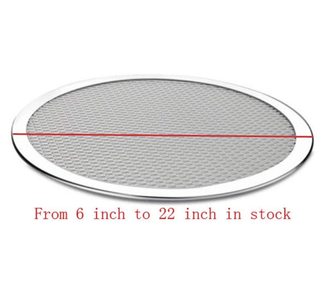 Patelnia do pizzy, nieprzywierająca blacha do pizzy, blacha do pieczenia, metalowa siatka, nowa bezszwowa aluminiowa metalowa siatka do pieczenia, narzędzia kuchenne, pizza (56 cm)