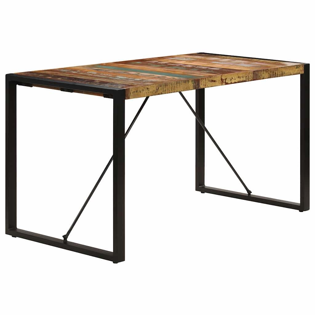 Mesa de comedor 140 x 70 x 75 cm madera maciza