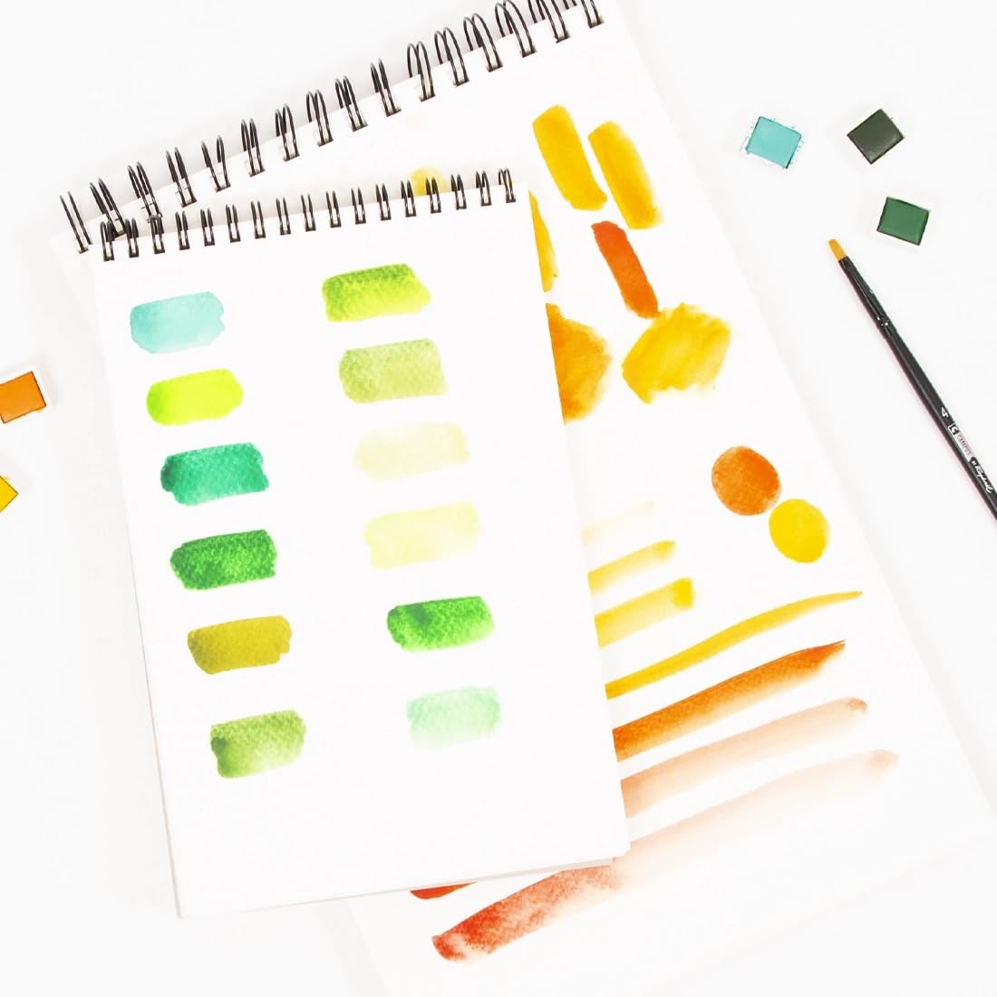 Blocco Acquerello A5 Hartem - 20 Fogli 300g/m² Con Anelli, Per Tecniche Umide E Schizzi - Foto 6