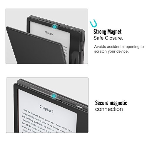 MoKo Case Fits All-New Kindle Oasis (9th and 10th Generation ONLY, 2017 and 2019 Release), Multi Angle Viewing Vertical… - Image 6